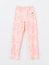 LC Waikiki Crew Neck Tie-Dye Patterned Short Sleeve Girls' Pajamas Set
